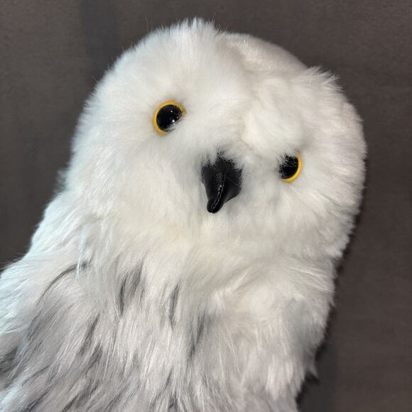 Harry Potter's Owl Hedwig, White Owl Plush, Noble Collection 10" Wizarding World - Picture 2 of 9